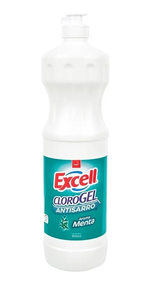 Clorogel Excell Antisarro Menta 900 Ml